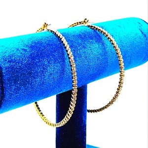 3mm Rhinestone Hoops